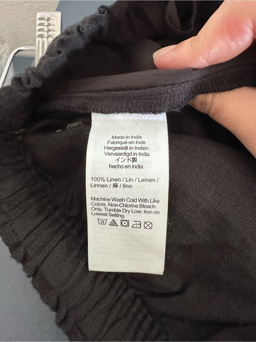 NWT J Crew Soleil Linen Pants In Black Size XS Petite